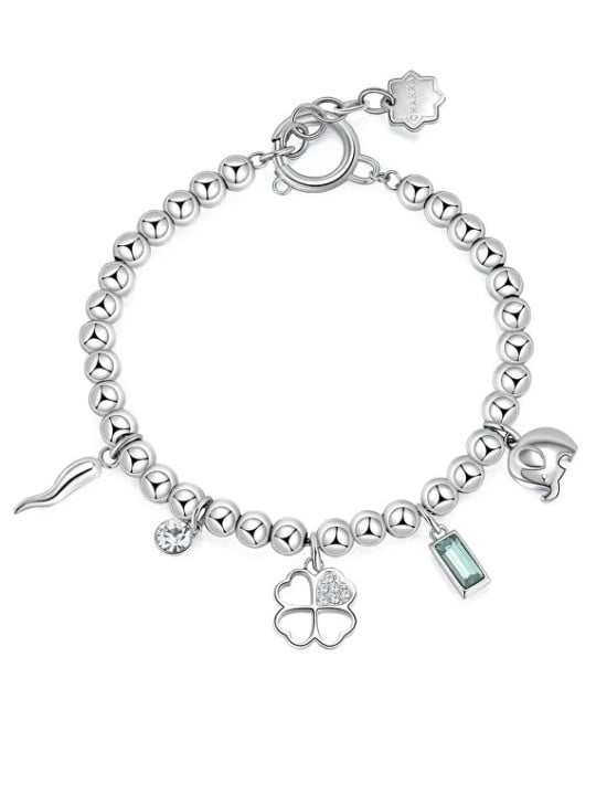 Brosway Bracciale in perline d'acciaio per il Chakra della fortuna BHKB114 donna