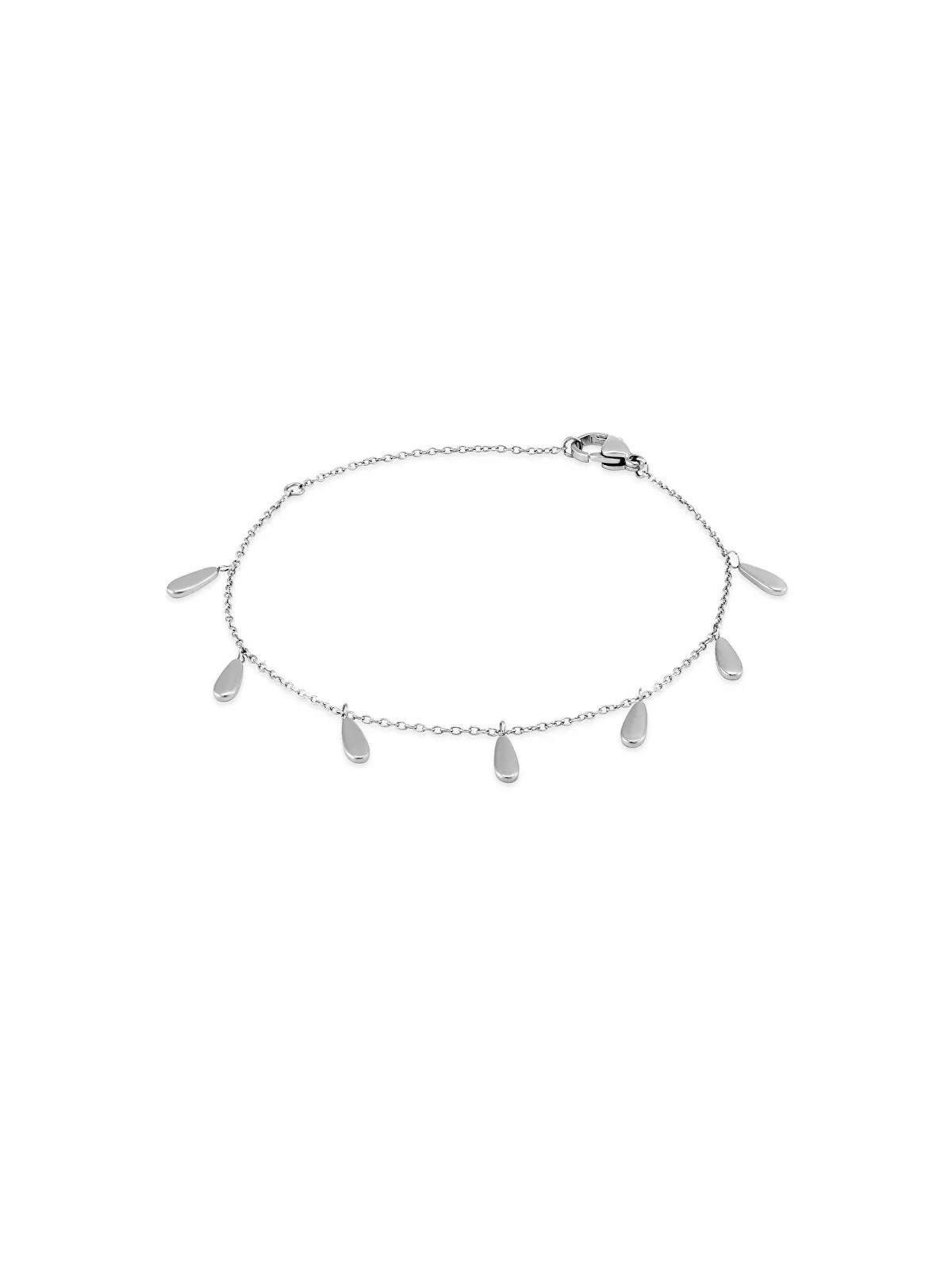Troli Elegante bracciale in acciaio con gocce VSB0152S donna