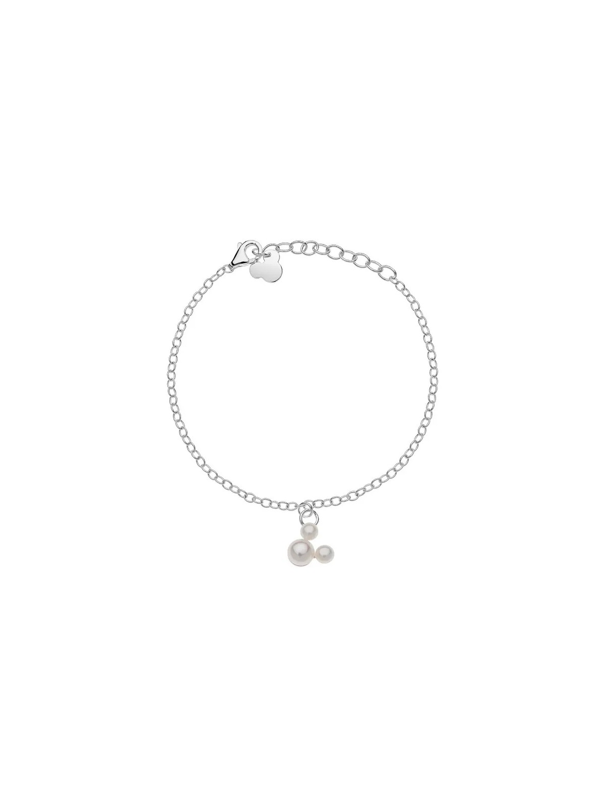 Bracciale Disney Affascinante in argento con Topolino BS00045SMAL-55.CS donna