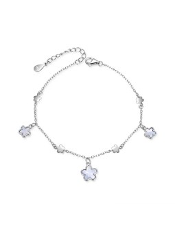 Bracciale MOISS ARGENTO abbinato Fiore B0000998 donna