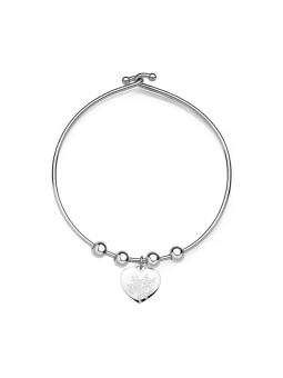 S'Agapõ Bracciale in acciaio massiccio Be My Family SBY013 donna