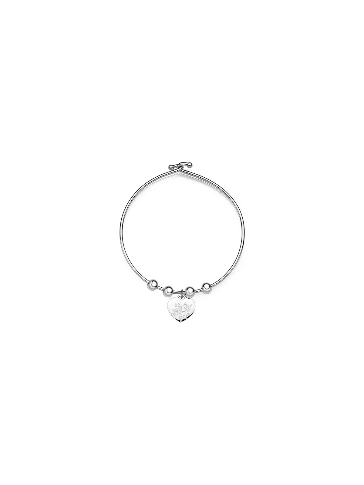 S'Agapõ Bracciale in acciaio massiccio Be My Family SBY013 donna