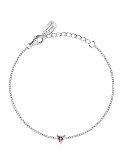 La Petite Story Delicato bracciale in argento con zircone rosa Argento LPS05AWV10 donna