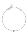 La Petite Story Delicato bracciale in argento con zircone rosa Argento LPS05AWV10 donna