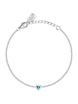 La Petite Story Delicato bracciale in argento con zircone blu Argento LPS05AWV09 donna
