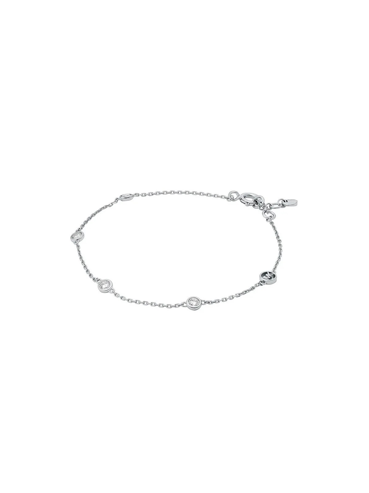 Michael Kors Elegante bracciale in argento con zirconi Brilliance Kors MKC1716CZ040 donna