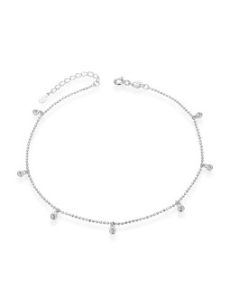 Agato Bracciale in argento pregiato con zirconi AGB772/21 donna