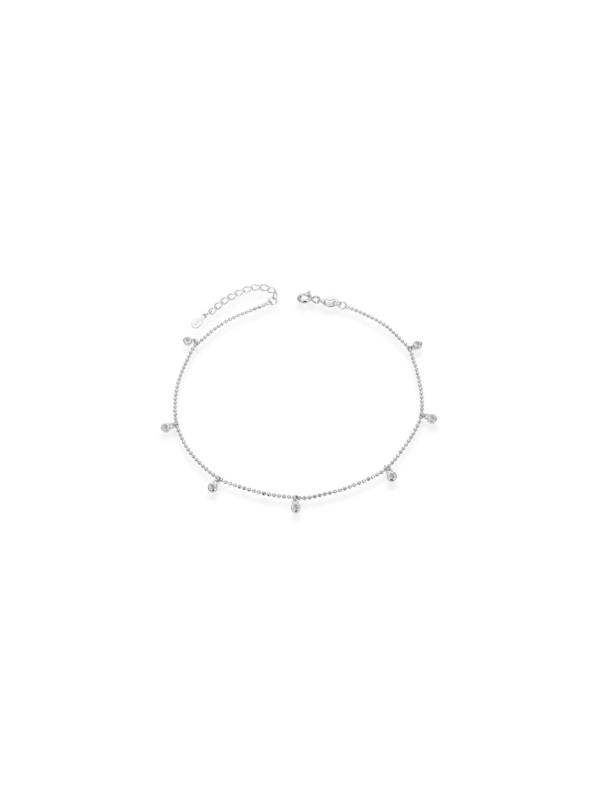 Agato Bracciale in argento pregiato con zirconi AGB772/21 donna