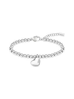 Hugo Boss Bracciale romantico da donna in acciaio Beads 1580642 donna