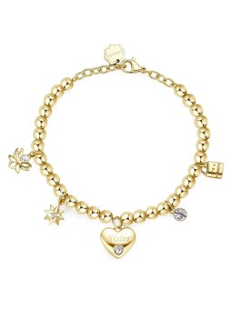 Brosway Bracciale rigido placcato oro con ciondoli Chakra Sister BHKB168 donna