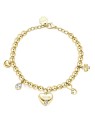 Brosway Bracciale a sfera placcata oro con ciondoli Chakra della Madre BHKB166 donna