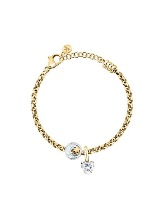 Morellato Elegante bracciale placcato oro con pendenti Drops SCZ1377 donna