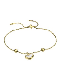 Emily Westwood Bracciale romantico in acciaio con cuori Jazlyn EWB24001G donna