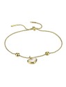 Emily Westwood Bracciale romantico in acciaio con cuori Jazlyn EWB24001G donna
