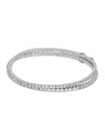 Michael Kors Bracciale tennis doppio Brilliance Kors MKJ8359CZ040 con zirconi donna