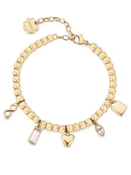 Brosway Bracciale romantico con perline e ciondoli Chakra BHKB250 donna
