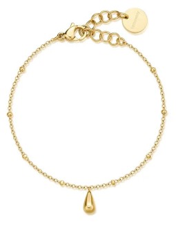 Brosway Elegante bracciale placcato oro Tear Drop Perfect BPC18 donna