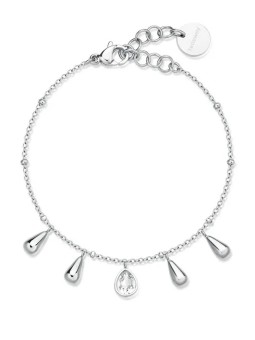 Brosway Elegante bracciale in acciaio con pendenti Tear Drop Perfect BPC19 donna