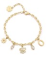 Brosway Bracciale unico placcato oro con pendenti Chakra BHKB252 donna