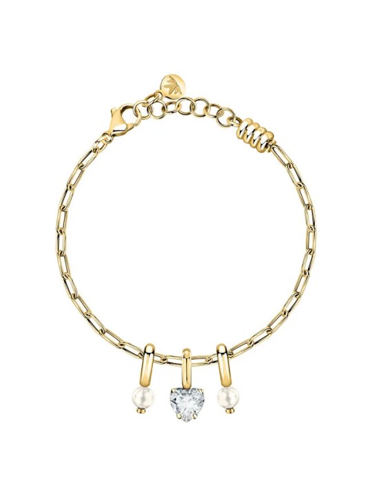 Morellato Affascinante bracciale placcato oro con pendenti Drops SCZ1398 donna