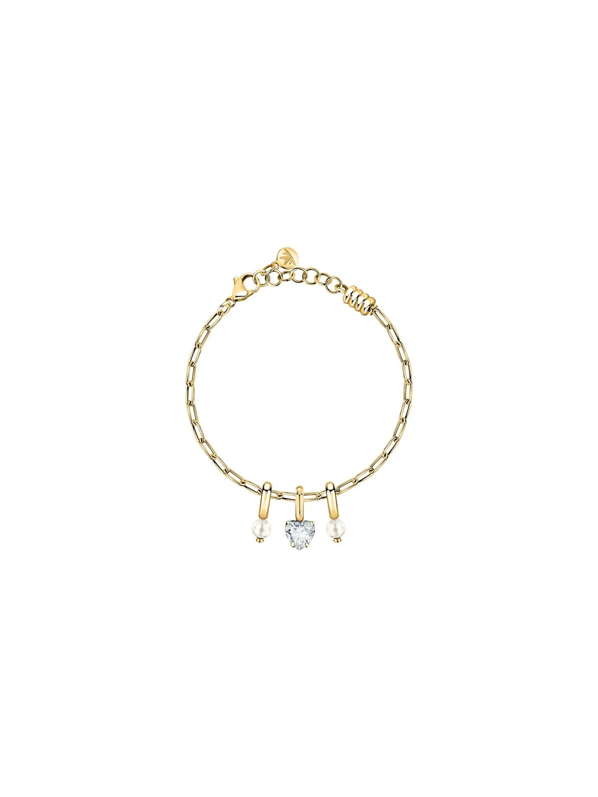 Morellato Affascinante bracciale placcato oro con pendenti Drops SCZ1398 donna