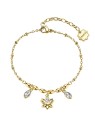 Brosway Affascinante bracciale placcato oro con fiore di loto Chakra BHKB260 donna