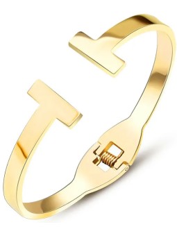 Troli Bracciale di lusso placcato in oro da donna