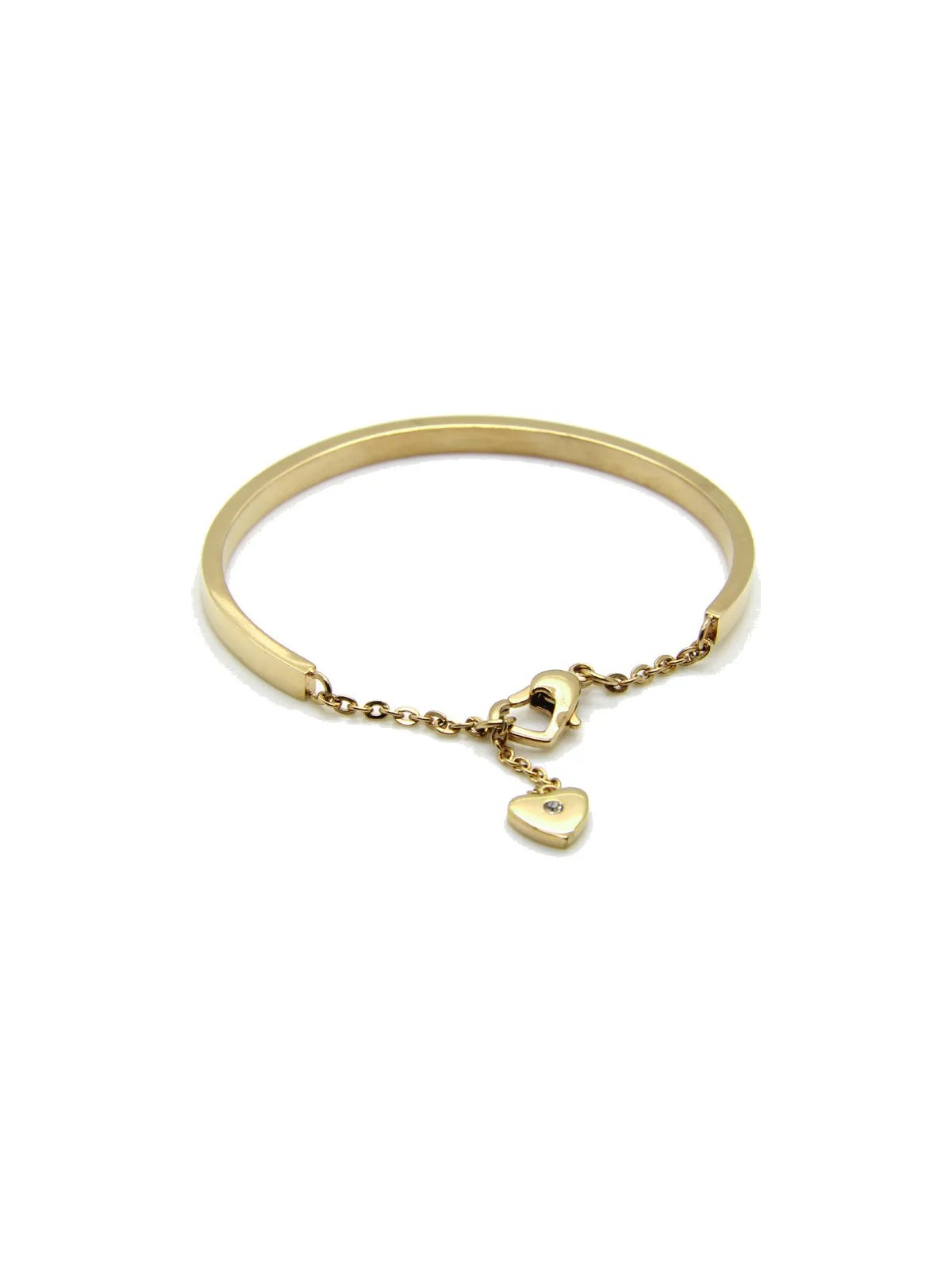Troli Bracciale romantico placcato con cuore KBS-151-ORO donna
