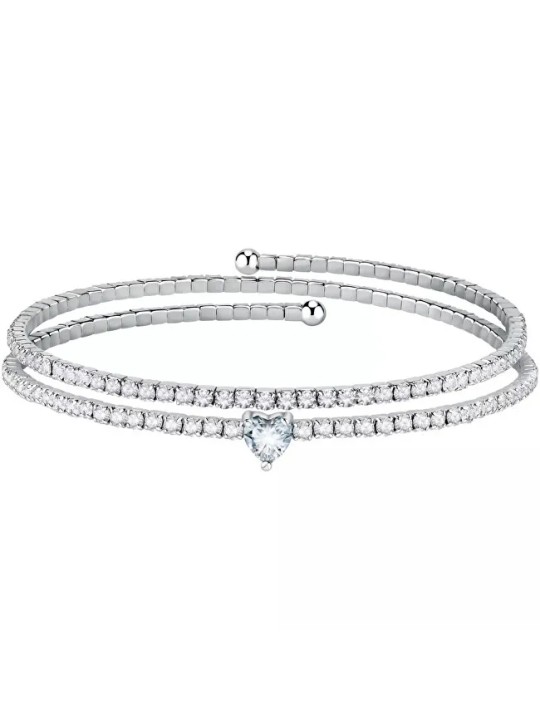 La Petite Story Bracciale romantico con cuore blu Love LPS05ASD23 donna