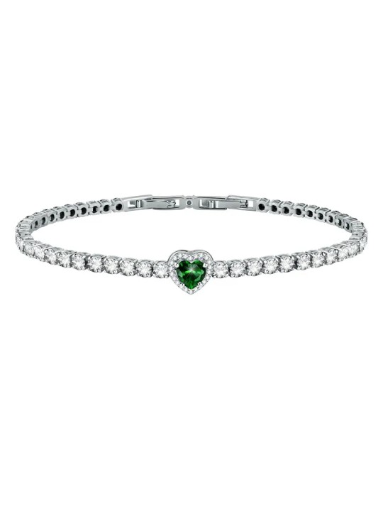 Morellato Bracciale in argento con cuore scintillante Tesori SAVB13 donna