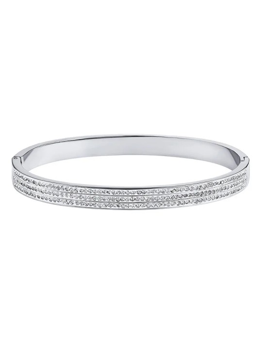 Silvego Bracciale Andra in acciaio con Brilliance Zirconia KMM152875 donna