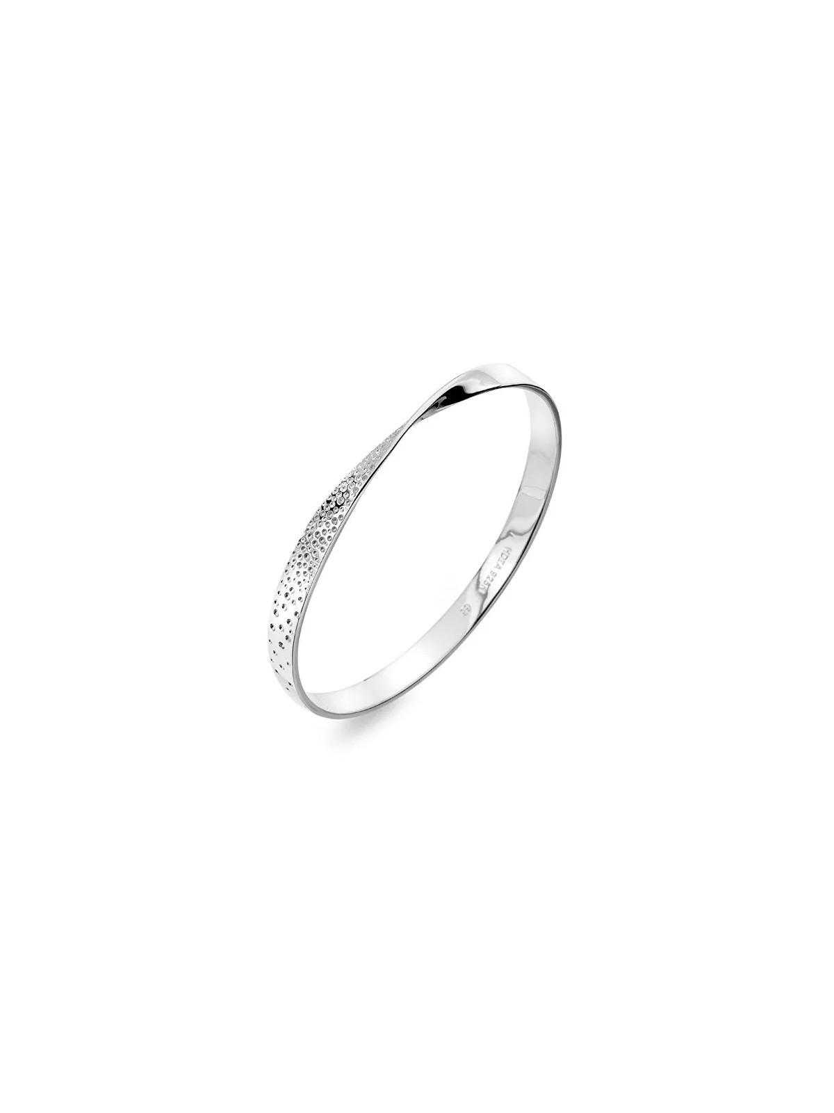 Hot Diamonds Affascinante bracciale in argento massiccio con diamante Quest DC168 donna