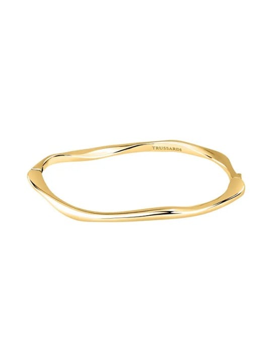 Trussardi Bracciale T-Design placcato oro senza tempo TJAXA01 donna