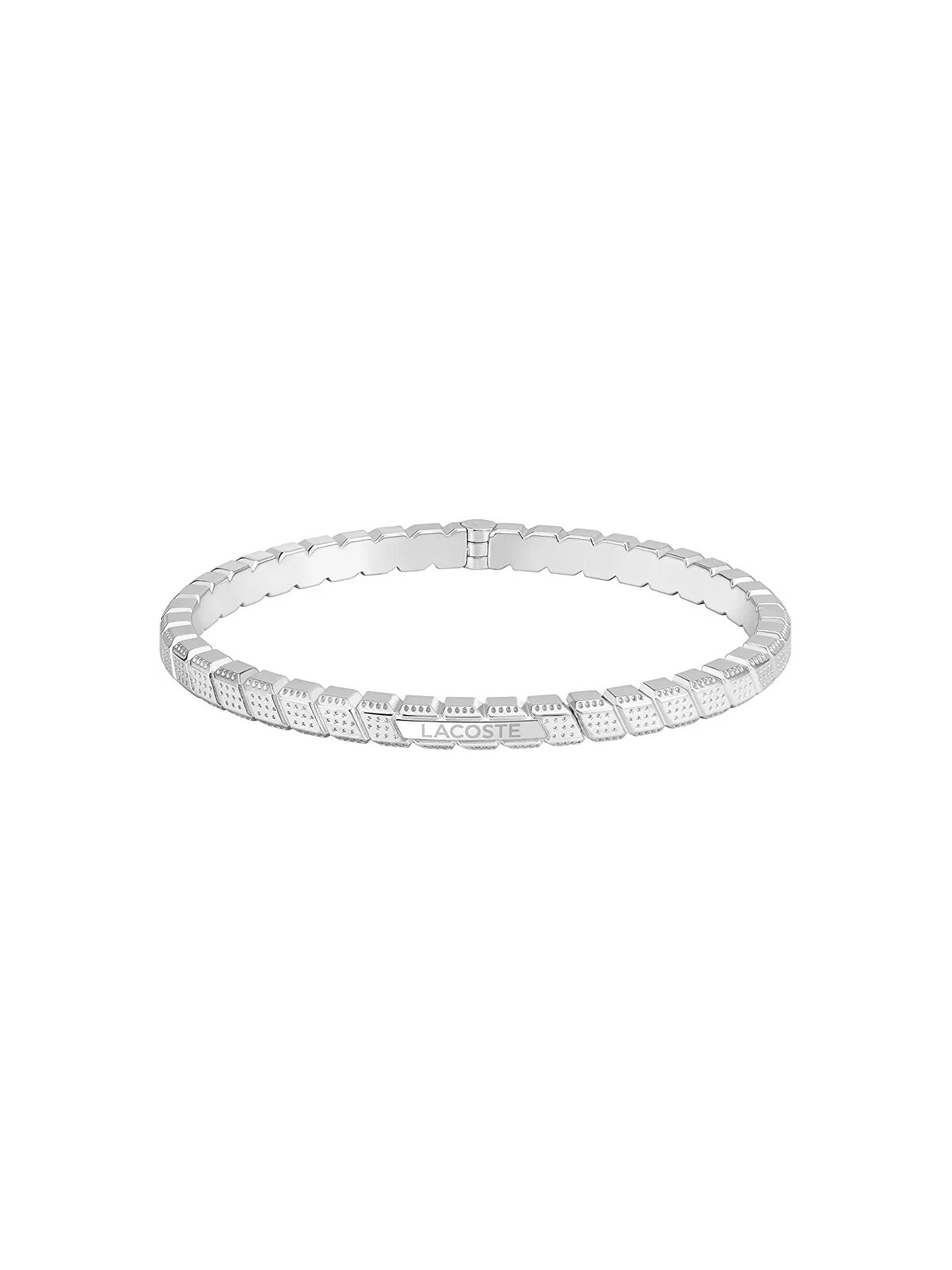 Lacoste Bracciale in acciaio massiccio Dextra 2040021 donna