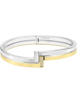 Lacoste Bracciale in acciaio massiccio con zirconi Impression 2040003 donna