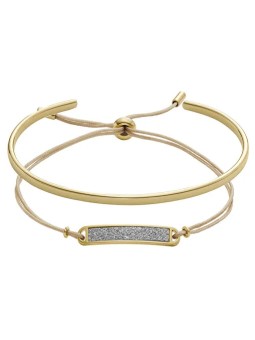 Fossil Core Gifts Set di bracciali placcati in oro da donna JGFTSET1082 donna