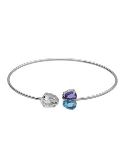 Victoria Cruz Bracciale in argento massiccio con cristilla Glory A4898-12HP donna