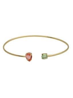 Victoria Cruz Bracciale placcato oro massiccio Bay Crystal A4894-24DP donna