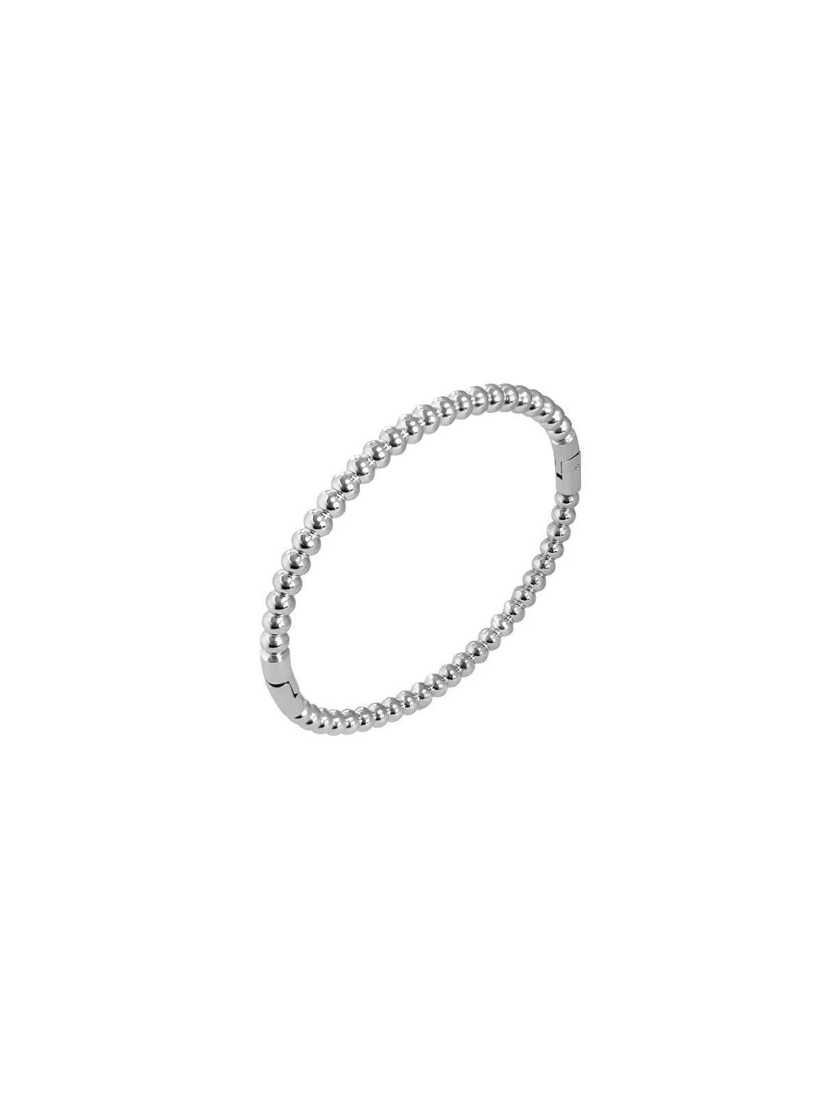 Troli Bracciale in acciaio massiccio con sfere da donna