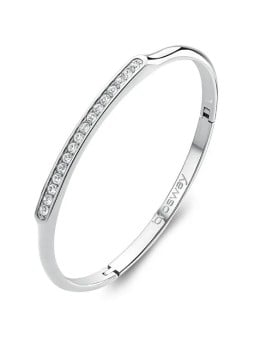 Brosway Con te BWY56 Bracciale in acciaio massiccio con cristalli da donna