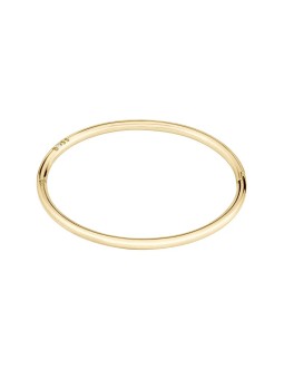 Hugo Boss Bracciale minimalista in acciaio massiccio placcato oro Live 1580686 donna