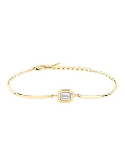 Trussardi Elegante bracciale placcato oro con zirconi T-Design TJAXA23 donna