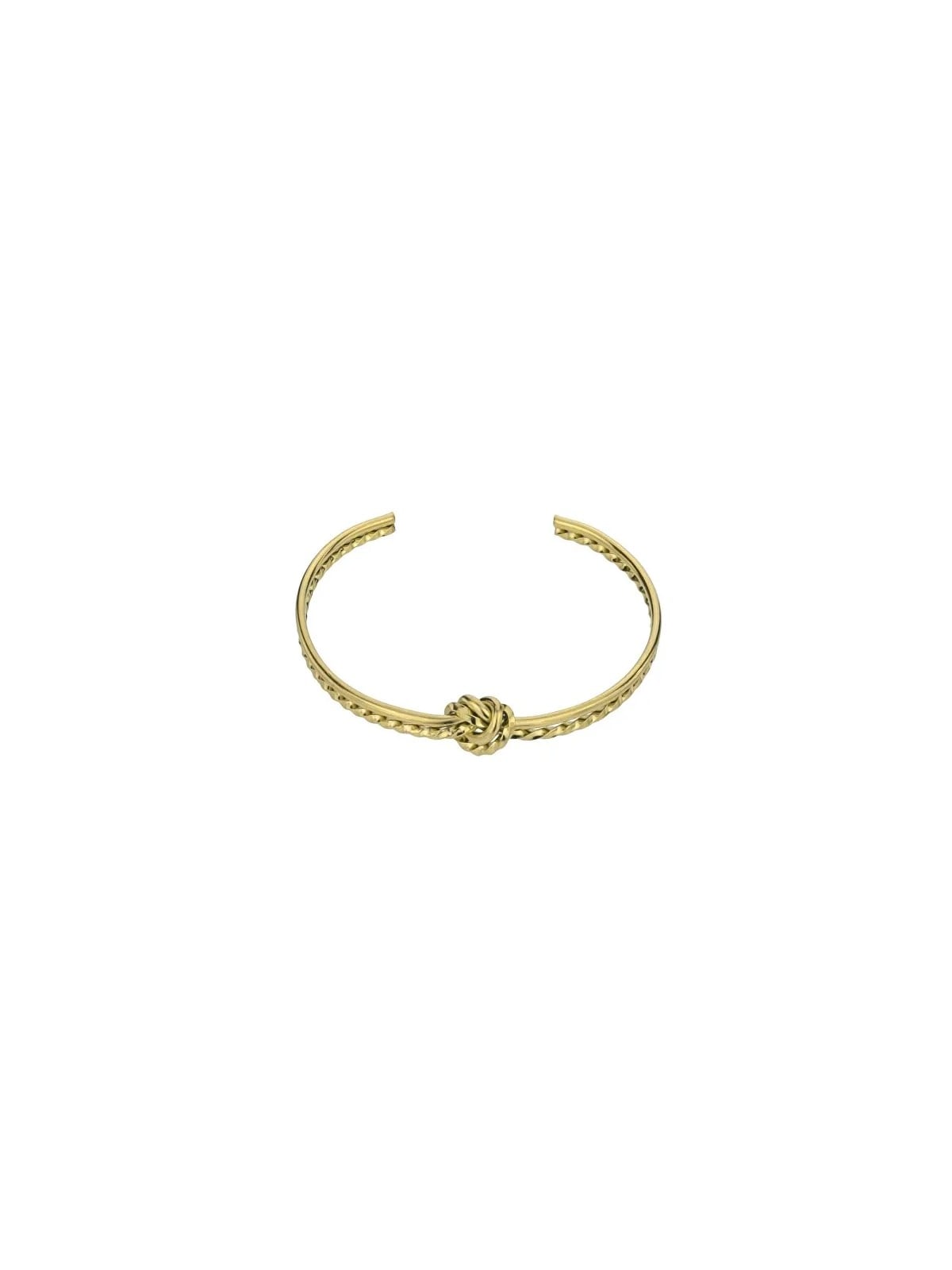 Emily Westwood Elegante bracciale massiccio in acciaio placcato oro Carmen EWB24023G donna