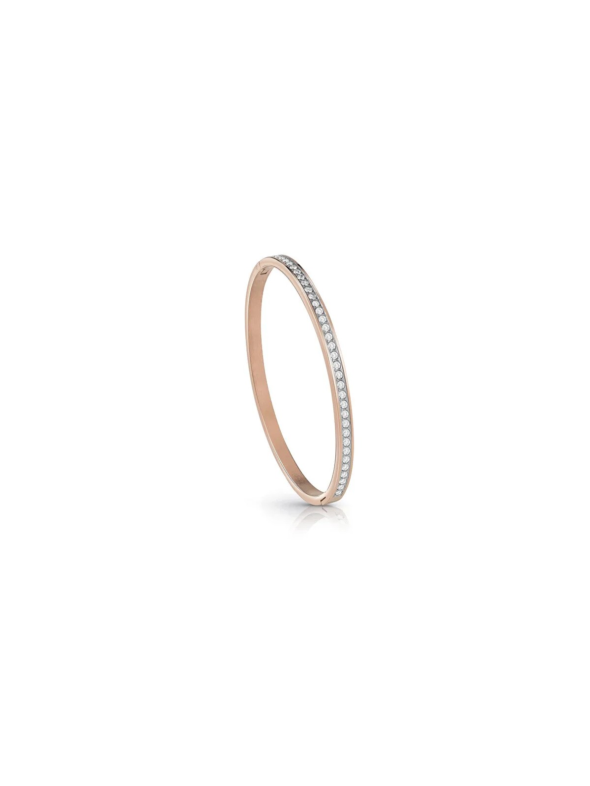 Guess Bracciale My Day in cristallo colore bronzo massiccio JUBB02248JWRG - Dimensioni: 6 x 5 cm - L donna