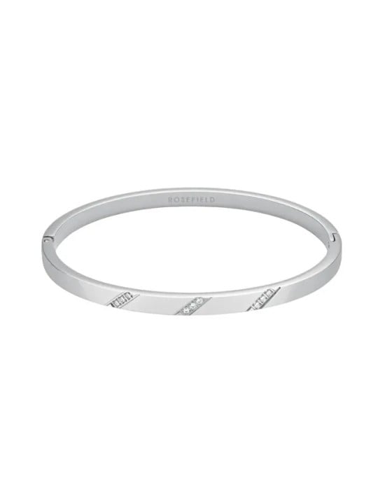 Rosefield Elegante bracciale solido con cristalli JBLCS-J1044 donna