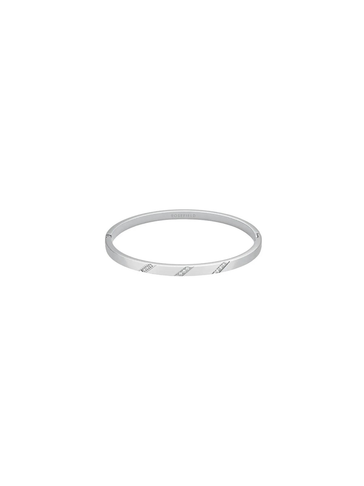 Rosefield Elegante bracciale solido con cristalli JBLCS-J1044 donna