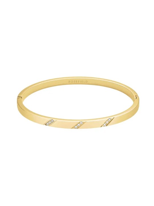 Rosefield Bracciale massiccio placcato oro con cristalli JBLCG-J1043 donna