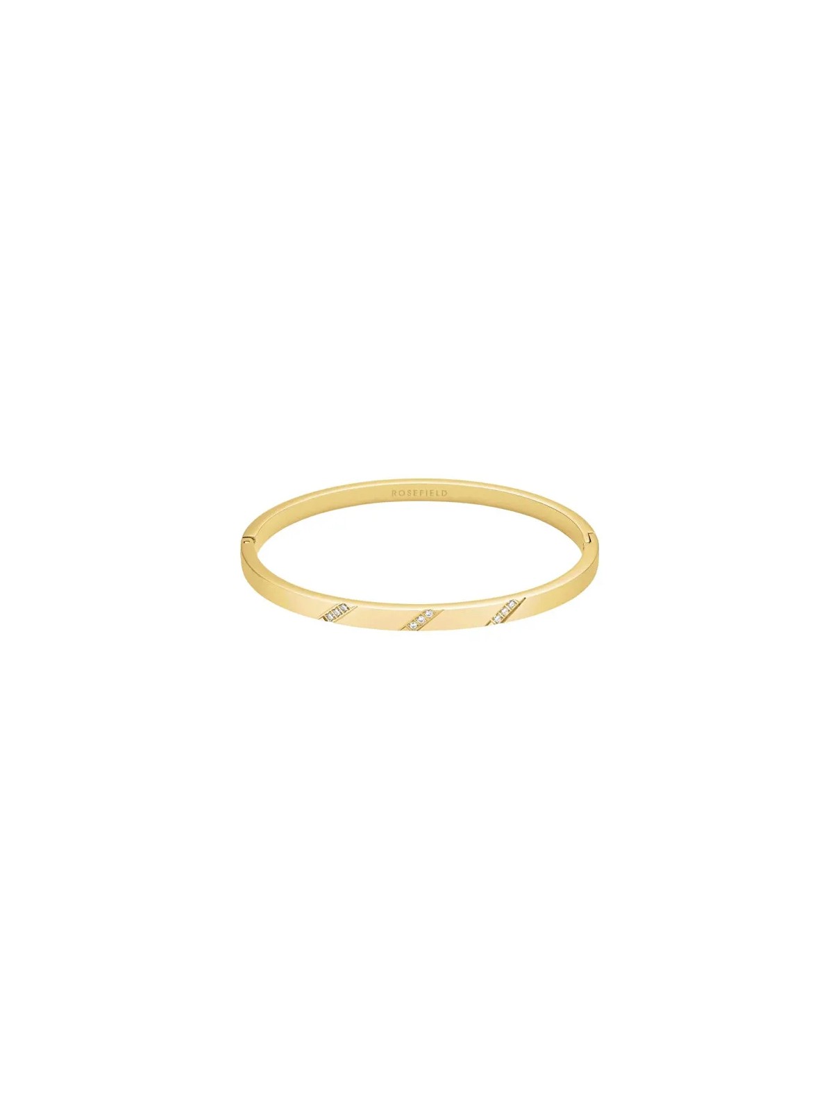 Rosefield Bracciale massiccio placcato oro con cristalli JBLCG-J1043 donna