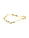 Morellato Bracciale ondulato solido con cristalli Design SAYP19 - Diametro: 5.6 cm donna