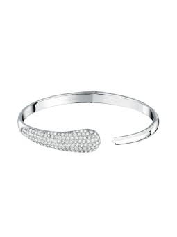Morellato Bracciale in acciaio massiccio con cristalli Design SAYP18 - Diametro: 5.6 cm donna